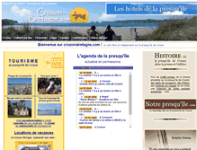 Tablet Screenshot of crozon-bretagne.com